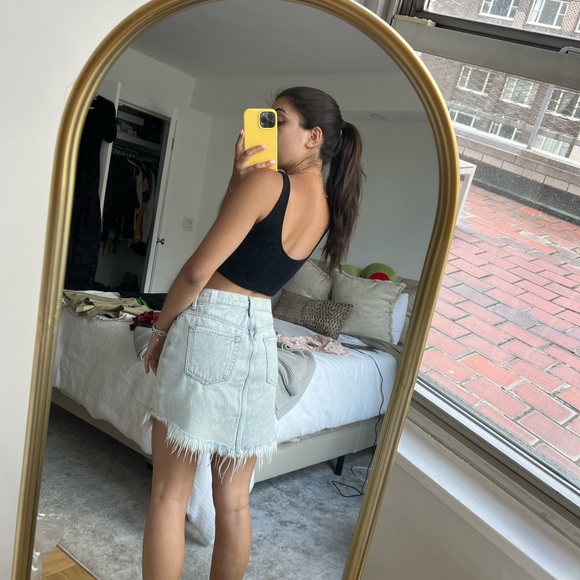 7 for all mankind denim skirt - Picture 2 of 3